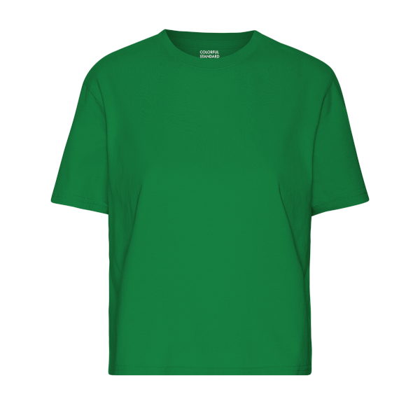 Colorful Standard W Organic Boxy Crop T-Shirt (kelly green)
