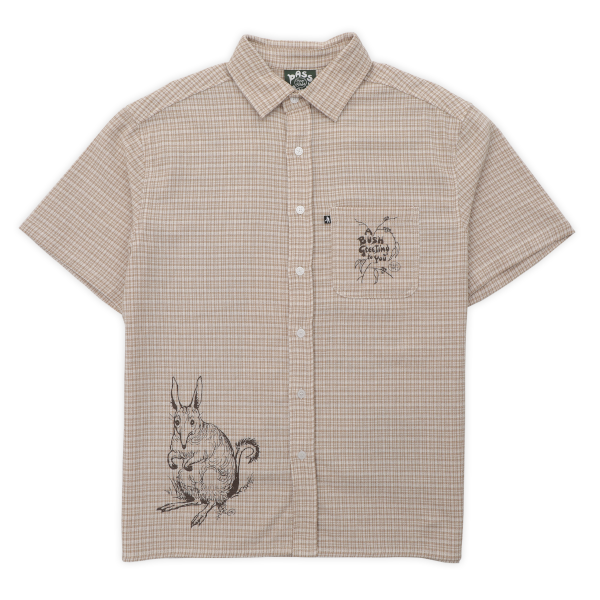 Passport Bush Greeting S/S Shirt (tan)