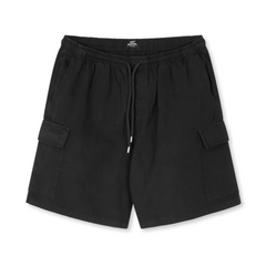 Mads Nørgaard Cotton Ripstop Cargo Shorts (black)