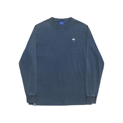 Hélas Classic LS Tee (washed blue)