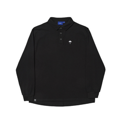 Hélas Classic Pique LS Polo (black)