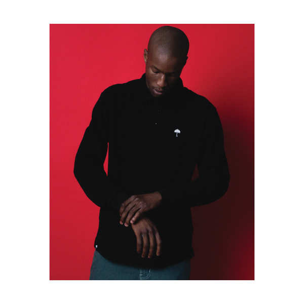 Hélas Classic Pique LS Polo (black)