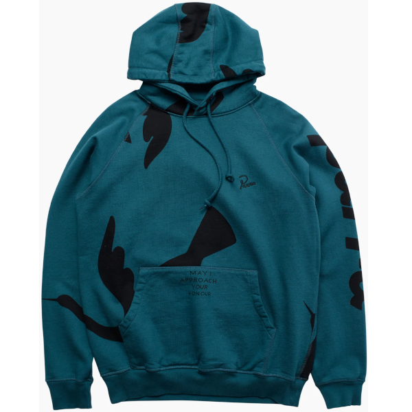 Parra Clipped Wings Hood (deep sea green)