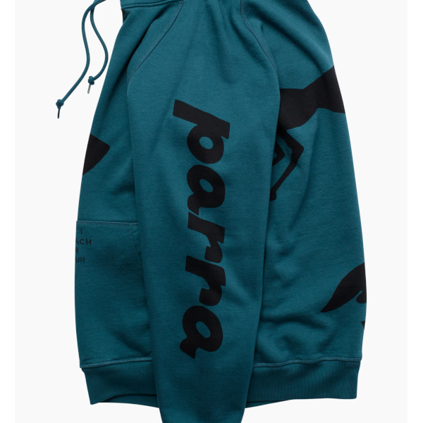 Parra Clipped Wings Hood (deep sea green)