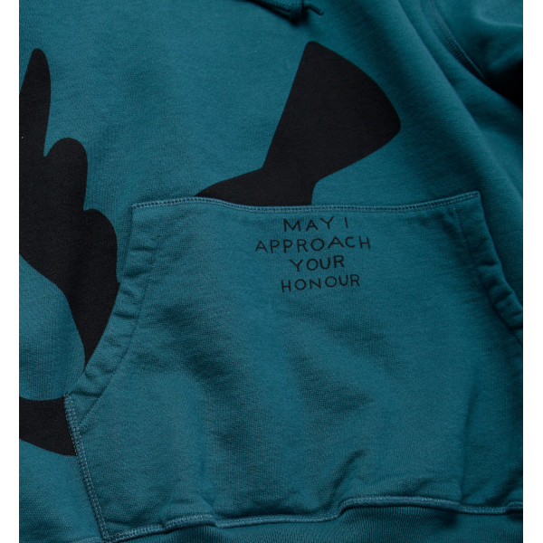 Parra Clipped Wings Hood (deep sea green)