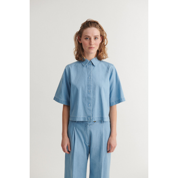 Basic Apparel Cody SS Shirt (light wash)