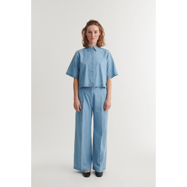 Basic Apparel Cody SS Shirt (light wash)
