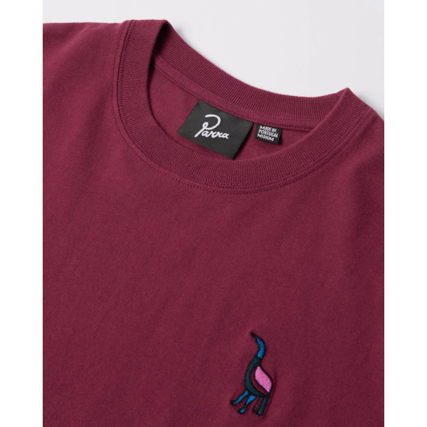 Parra Color Goose Tee (dark red)
