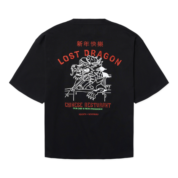 Woodbird Delivery Tee NIKBEN (black)