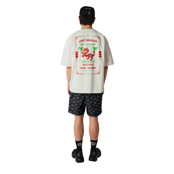 Woodbird Dragon Tee NIKBEN (off white)