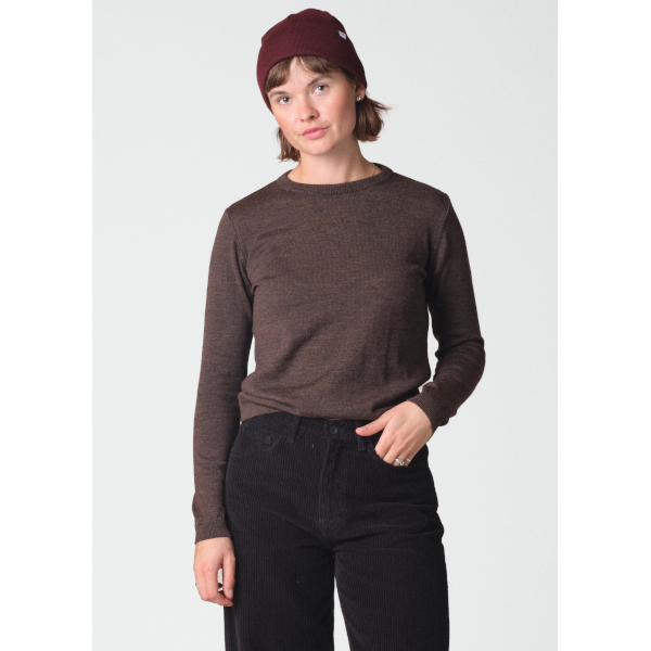 Klitmøller Fine Rib Beanie (burgundy)
