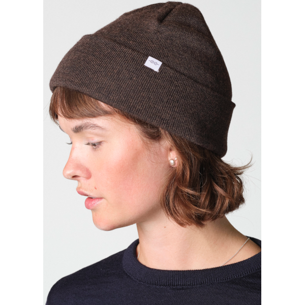 Klitmøller Fine Rib Beanie (taupe)