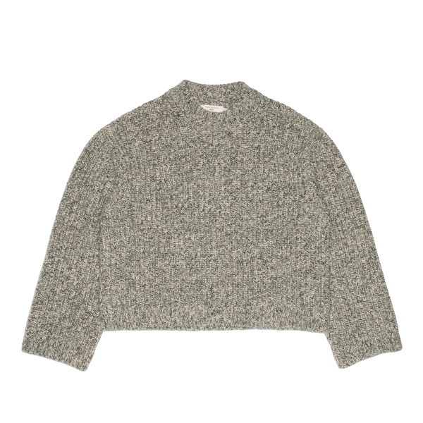 Nudie W Gittan Chunky Knit (green melange)