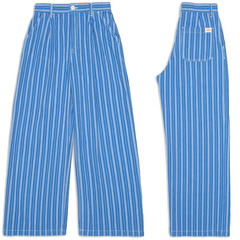 Nudie Gullan Striped Pants (blue/off white)