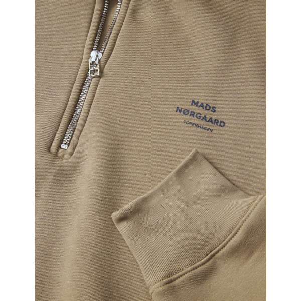 Mads Nørgaard Standard Half-Zip (lead grey)