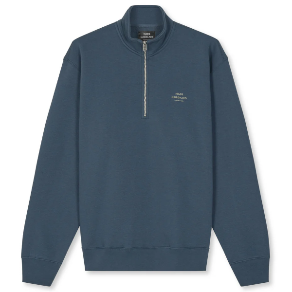 Mads Nørgaard Standard Half-Zip (midnight navy)