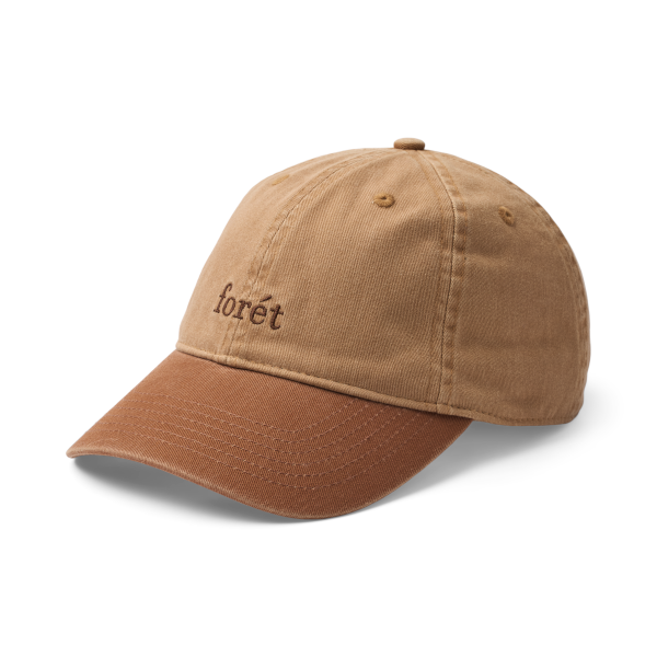 Forét Hawk Washed 2-Tone Cap (khaki/brown)