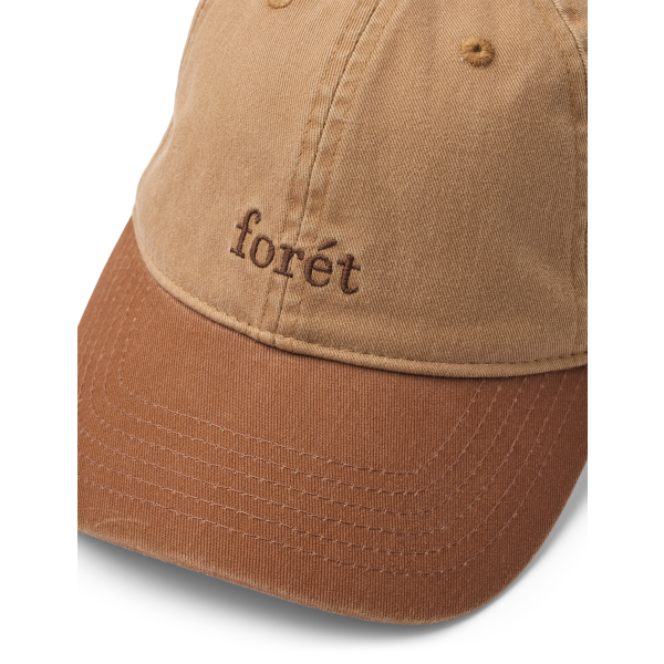 Forét Hawk Washed 2-Tone Cap (khaki/brown)