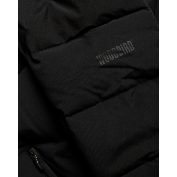 Woodbird Joseph Tech Long Jacket (black)