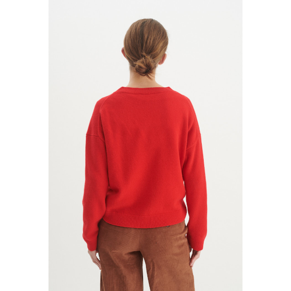 Basic Apparel Liz O-Neck (tomato)