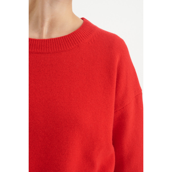 Basic Apparel Liz O-Neck (tomato)