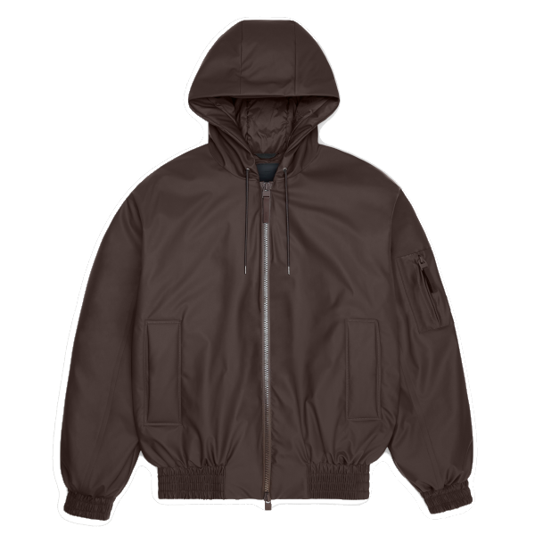 Rains Lohja Insulated Bomber Jacket (bark)