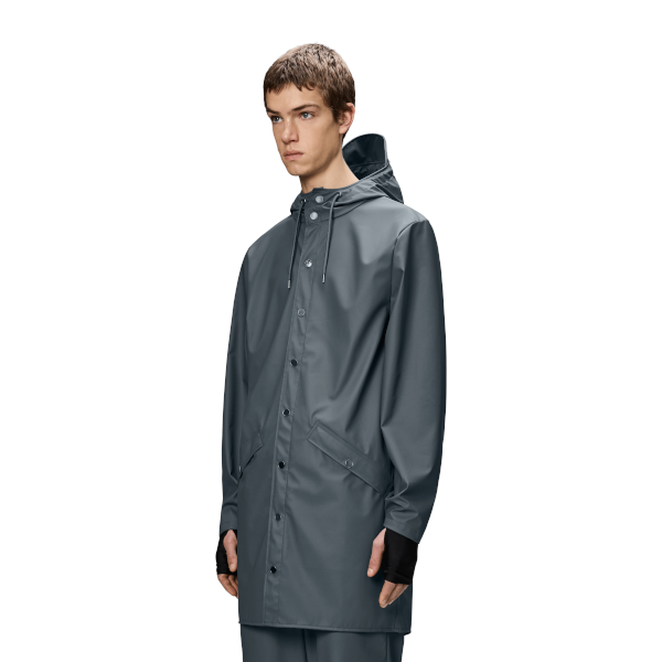 Rains Long Jacket (lagoon)