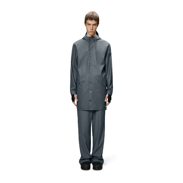 Rains Long Jacket (lagoon)