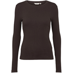 Basic Apparel Ludmilla LS Tee (chocolate torte)