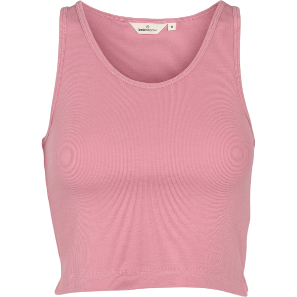 Basic Apparel Ludmilla Crop Tank (cashmere rose)