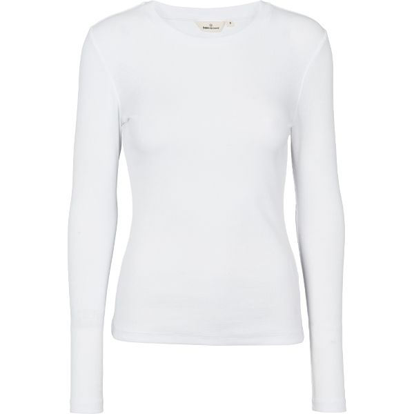 Basic Apparel Ludmilla LS Tee (bright white)