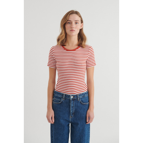 Basic Apparel Ludmilla O-Neck T-Shirt (roibus/whisper white)