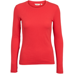 Basic Apparel Ludmilla LS Tee (tomato)
