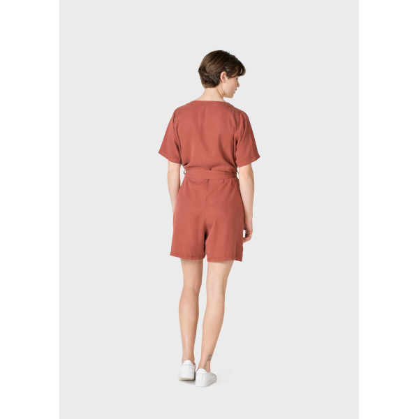 Klitmøller W Marna Short Jumpsuit (terracotta)