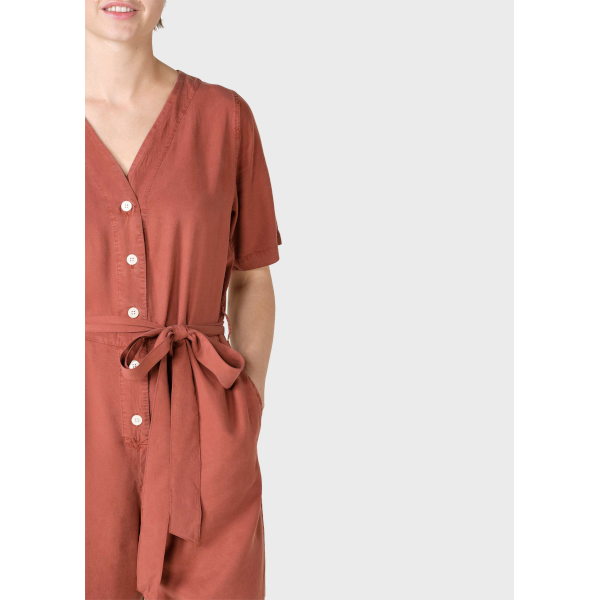 Klitmøller W Marna Short Jumpsuit (terracotta)