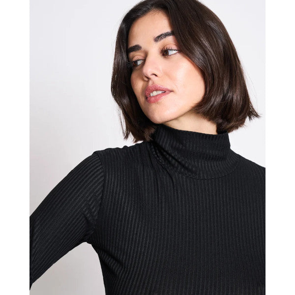 Jan N June Mio Rib Turtleneck (black)