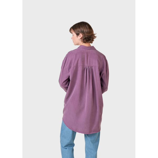 Klitmøller W Ofelia Lyocell Shirt (dark berry)