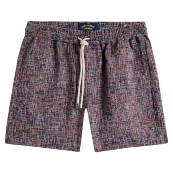 Portuguese Flannel Summer Boucle Short (navy)