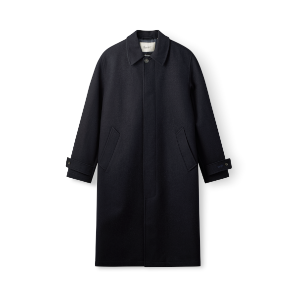 Forét Pine Wool Coat (navy)
