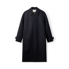 Forét Pine Wool Coat (navy)