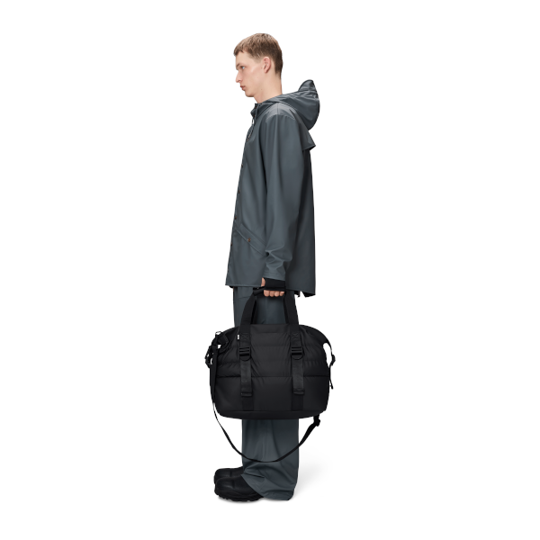 Rains Puffer Weekend Bag Small (black)