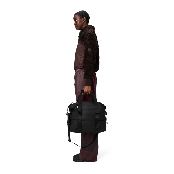 Rains Puffer Weekend Bag Small (black)