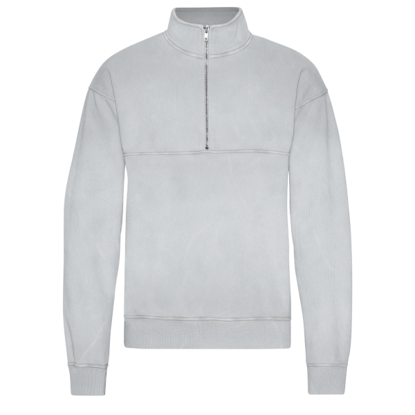 Colorful Standard Organic Quarter Zip (faded grey)