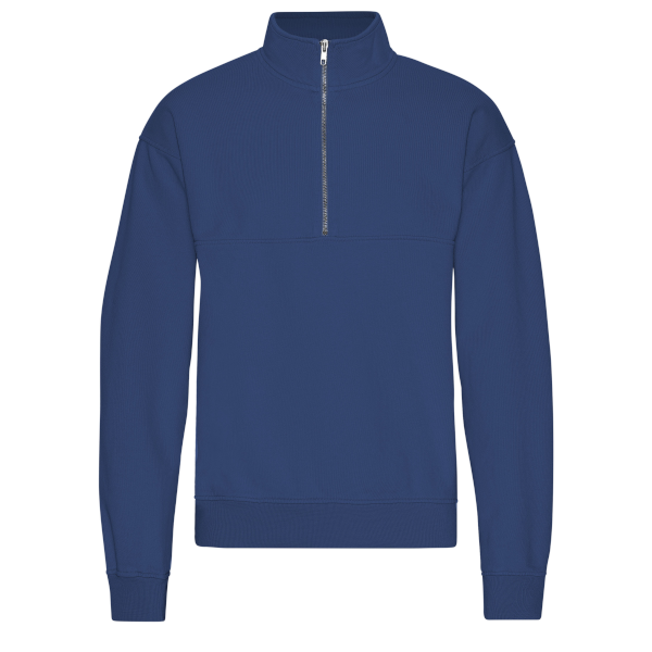 Colorful Standard Organic Quarter Zip (marine blue)