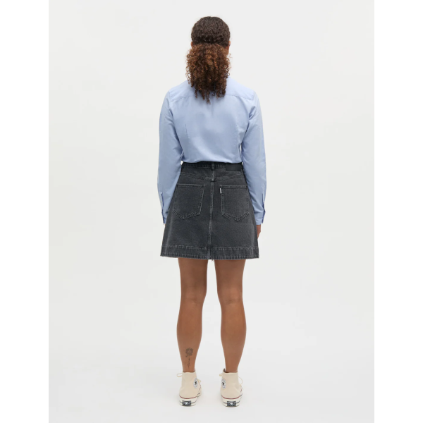 Mads Norgaard W Riva Denim Skirt (black vintage)