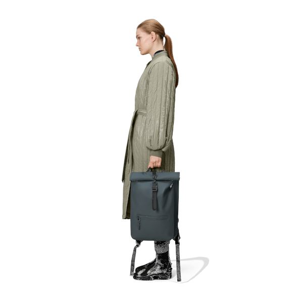 Rains Rolltop Rucksack (lagoon)