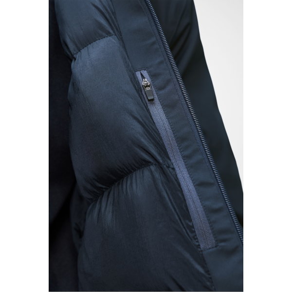 Rains Sarna Long Puffer Jacket (navy)