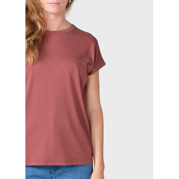 Klitmøller W Sigrid Tee (burgundy)