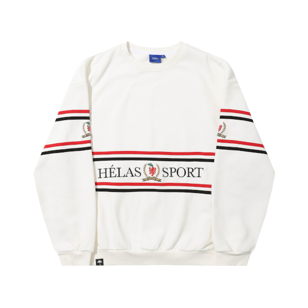 Hélas Sport Crewneck (white)