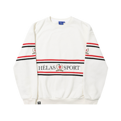 Hélas Sport Crewneck (white)
